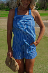 Charolette Shorts Set-Blue