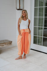 Jessie Relaxed Pants-Tangerine