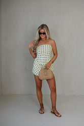 Lenny Shorts Set-Butter Yellow