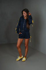 Sideline Shorts Track Set-Navy