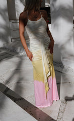 Bali Ruched Maxi Dress