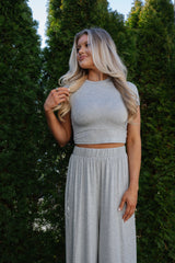 Bentley Pants Set-Heather Grey