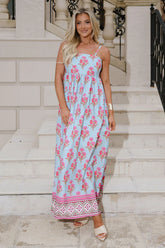 Harmonie Floral Maxi Dress-Multi