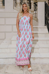Harmonie Floral Maxi Dress-Multi