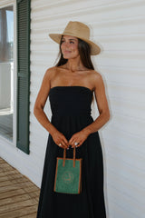 Bonnie Midi Dress-Black