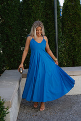 Olivia Maxi Dress-Blue
