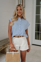 Jack Shorts- Cream Denim
