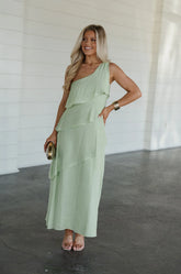 Micah Maxi Dress-Sage