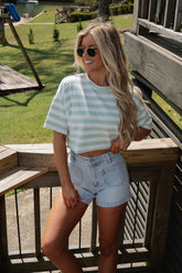 Violet Round Neck Top-Mint
