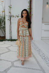 Marisol Smocked Maxi Dress-Bellini