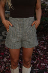 Porter Tweed Shorts-Neutral