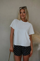 Jules Crewneck Top-Ivory