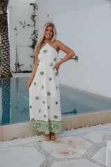 Kenneth Halter Maxi Dress-Olive