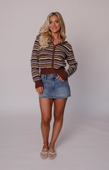 Finley Denim Skort-Medium Wash