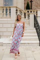 Harmonie Floral Maxi Dress-Multi