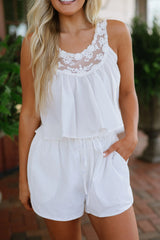 Lizzie Shorts Set-Off White