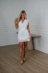 Callum Mini Dress-White