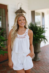 Lizzie Shorts Set-Off White