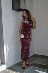 Jesse Maxi Skirt-Burgundy