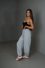 Brooklyn Contrast-Trim Top-Black/White