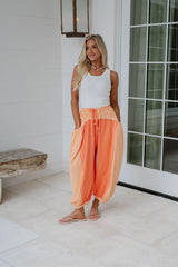 Jessie Relaxed Pants-Tangerine