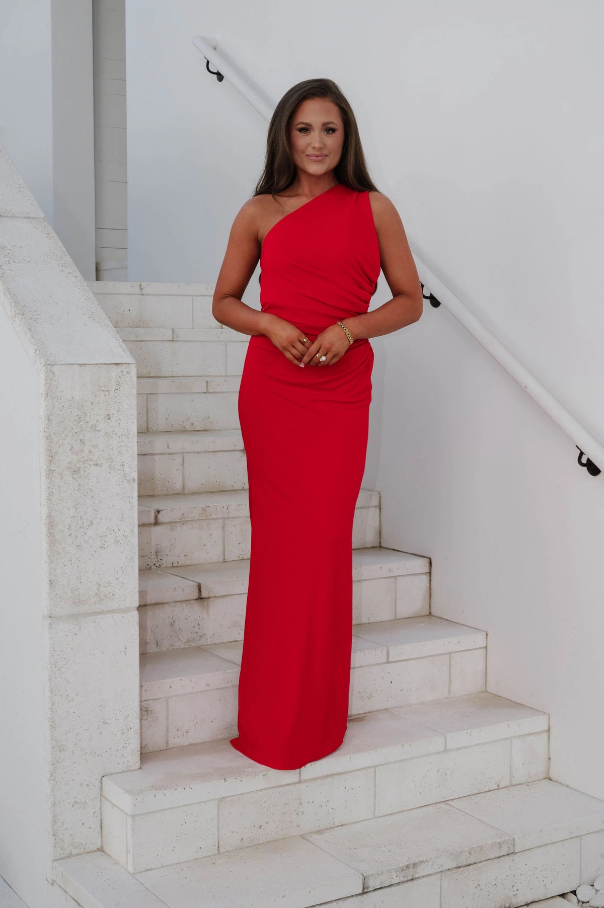 Andrew Maxi Dress-Red