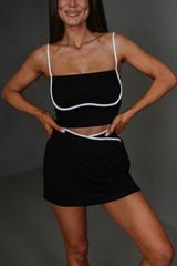 Betsy Skort Set-Black