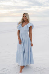 Finley Maxi Dress- Blue