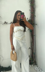 Kira Shell Top-Ivory
