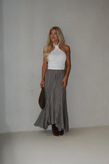 Everyday Knit Halter Top-Off White