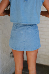 Conrad Denim Skort Set