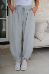 Lennie Sweatpants-Heather Grey