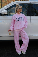 Camo Sweatpant-Pink