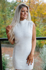 Hudson Sweater Mini Dress-Oatmeal