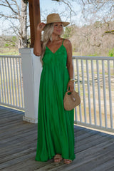 Jennings Maxi Dress-Kelly Green
